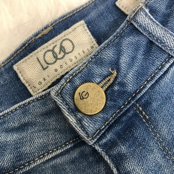 LOGO- Lori Goldstein cropped straight leg jeans - Picture 12 of 13